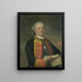 Johan Arnold Zoutman 1724-93 Vizeadmiral - August Christian Hauck — gerahmtes Bild an der Wand