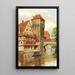 Henckerstieg à Nuremberg - August Fischer — gerahmtes Bild an der Wand