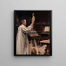 Anders Zorn in seinem Atelier - August Hagborg — gerahmtes Bild an der Wand