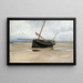 Boot am Ufer - August Hagborg — gerahmtes Bild an der Wand