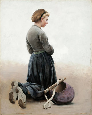 August Hagborg - Girl kneeling.webp