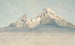 Der Watzmann aus Nordostansicht und einige Skizzen eines Berges - August Heinrich — Ansicht des Kunstwerks