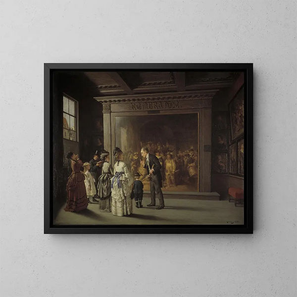 Treppe - August Jernberg — gerahmtes Bild an der Wand