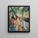 Willkommen am Thunersee - August Macke — gerahmtes Bild an der Wand
