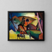Indianer auf Pferden - August Macke — gerahmtes Bild an der Wand