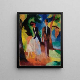 August Macke - Leute am blauen See.webp