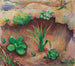 Kleine Pflanzen im Wald - August Macke — Ansicht des Kunstwerks