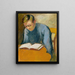 Portrait von Helmuth Macke - August Macke — gerahmtes Bild an der Wand