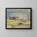 Ansicht von Hilterfingen - August Macke — gerahmtes Bild an der Wand