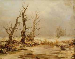 August Piepenhagen - Wintry landscape.webp