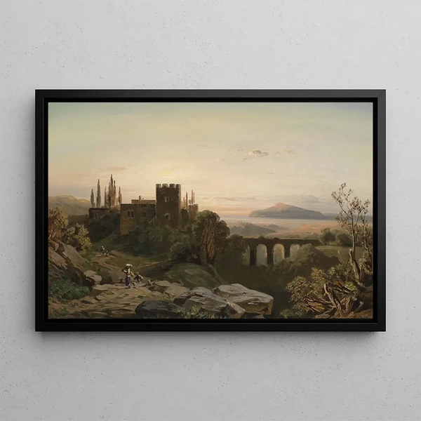 August Seidel - Sdliche Ansicht im Abendrot.webp
