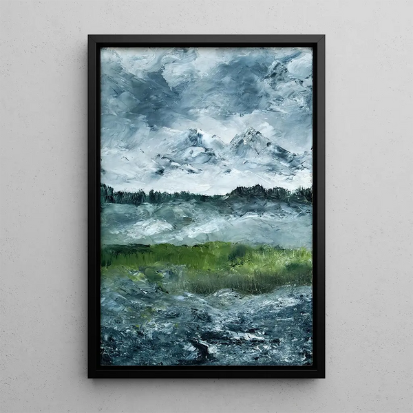 Reproduktion des Gemäldes Landschaftsstudie - August Strindberg