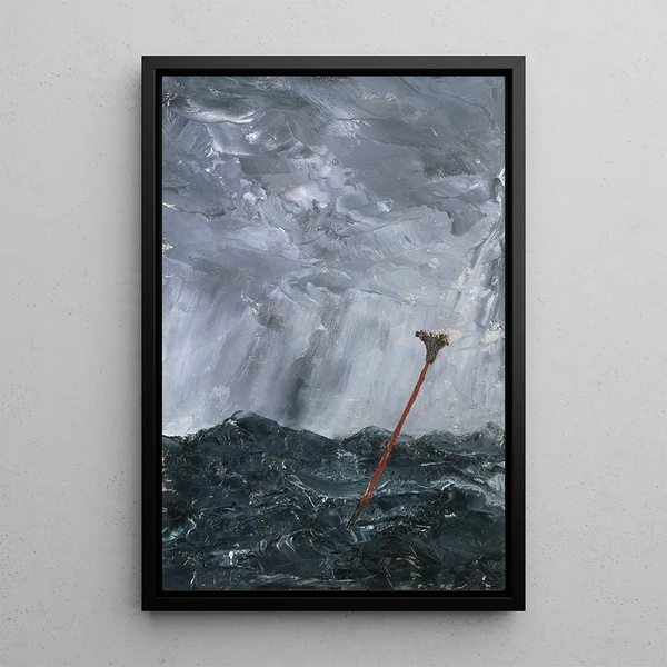 Reproduktion des Gemäldes Meeresrauschen, Heideboje - August Strindberg