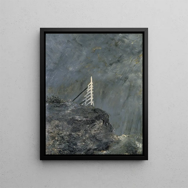 La Jument Blanche II - August Strindberg — gerahmtes Bild an der Wand