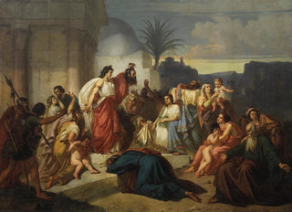 August Von Heckel - Judith Shows The Head Of Holofernes To The Bethulians.webp