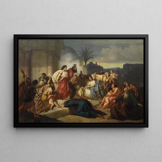 August Von Heckel - Judith Shows The Head Of Holofernes To The Bethulians.webp