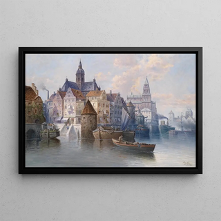 August Von Siegen - Hafenansicht.webp