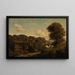 Landschaft Dänisch - August Wilhelm Boesen — gerahmtes Bild an der Wand