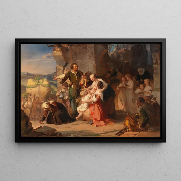 August von Kreling - The First Harvest After the Thirty Years War.webp