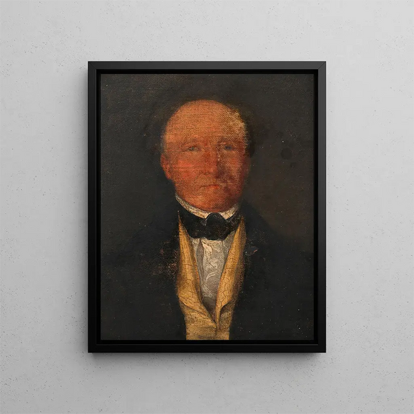Ferdinand Edler gegen Nespern, den Onkel von Pettenkofen - August von Pettenkofen — gerahmtes Bild an der Wand