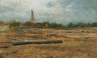 August von Pettenkofen - Holzplatz bei Szolnok.webp