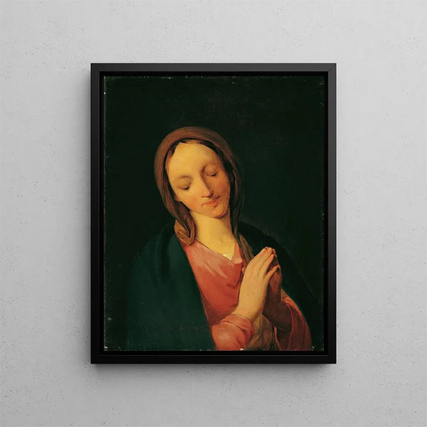 Madone - August von Pettenkofen — gerahmtes Bild an der Wand