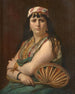 Portrait einer Frau im orientalischen Stil - Auguste Alexandre Hirsch — Ansicht des Kunstwerks