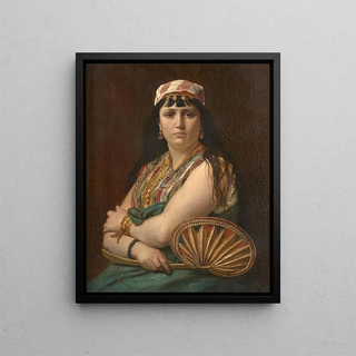 AugusteAlexandre Hirsch - Portrait de femme en orientale.webp