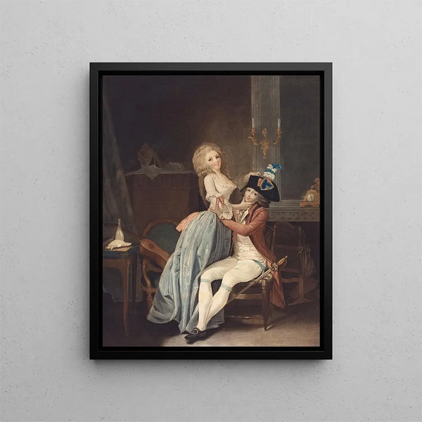 Der nationale Kokarde - Auguste Claude Simon Legrand nach Louis Léopold Boilly — gerahmtes Bild an der Wand