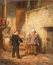 Kinder spielen mit Soldaten - Auguste Bachelin — Ansicht des Kunstwerks