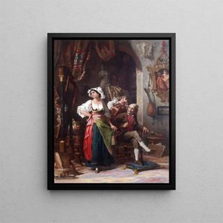 Auguste Dutuit - Modles dans un atelier pendant labsence du peintre.webp