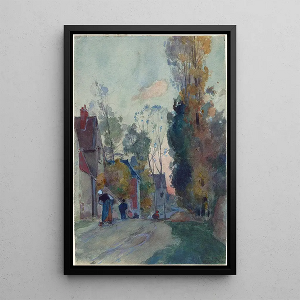 Rue de Jouy-le-Comte - Auguste Louis Lepère — gerahmtes Bild an der Wand
