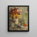 Blumen - Auguste Oleffe — gerahmtes Bild an der Wand