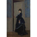 Reproduktion des Gemäldes Eine elegante Dame - Auguste Toulmouche