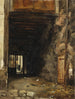 L'entrée d'une cour - Auguste Xavier Leprince — Ansicht des Kunstwerks