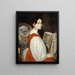 Léopoldine im Stundenbuch - Auguste de Châtillon — gerahmtes Bild an der Wand