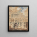 Parade - Augustin de Saint-Aubin — gerahmtes Bild an der Wand