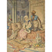 Reproduktion des Gemäldes Frau und ihre Dienerin in einem Harem - Augusto Ballerini