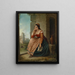 La lettre - Augusto Tominz — gerahmtes Bild an der Wand