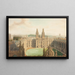 All Souls College seit der Radcliffe-Bibliothek - Augustus Charles Pugin — gerahmtes Bild an der Wand