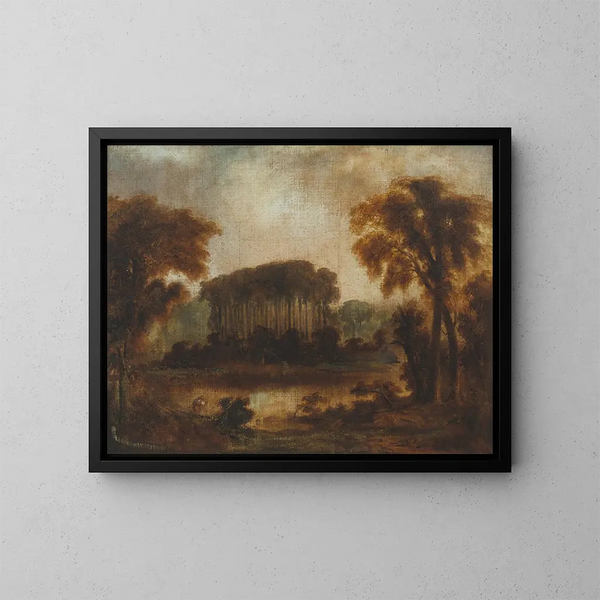Les Cent Pins, île James, Caroline du Sud - Augustus Paul Trouche — gerahmtes Bild an der Wand