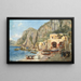 La Plage à Capri - Augustus Tulk — gerahmtes Bild an der Wand