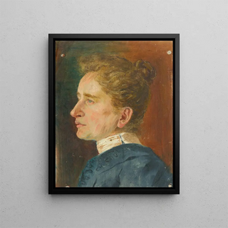 Aurel Ballo - Head Study of an Older Woman in Profile.webp