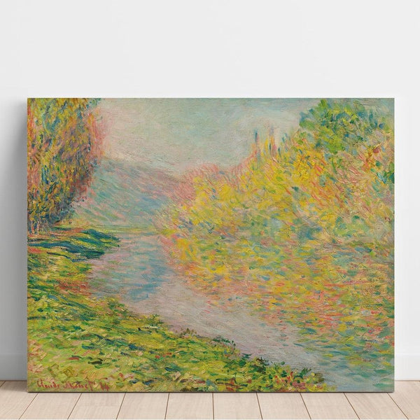 Reproduktion des Gemäldes Herbst in Jeufosse - Claude Monet