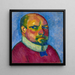 Selbstporträt - Alexej von Jawlensky — gerahmtes Bild an der Wand