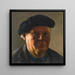 Selbstporträt - Arthur Segal — gerahmtes Bild an der Wand