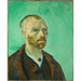 Reproduktion des Gemäldes Selbstporträt (Widmung an Paul Gauguin) - Vincent van Gogh