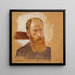 Selbstporträt in Villeneuve-sur-Yonne - Édouard Vuillard — gerahmtes Bild an der Wand