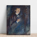 Reproduktion des Gemäldes Selbstporträt mit Zigarette - Edvard Munch