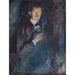 Reproduktion des Gemäldes Selbstporträt mit Zigarette - Edvard Munch